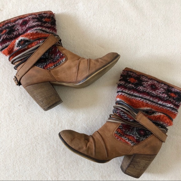 Steve Madden Tolteca Cognac Leather Mid-Calf Boots - Picture 3 of 6